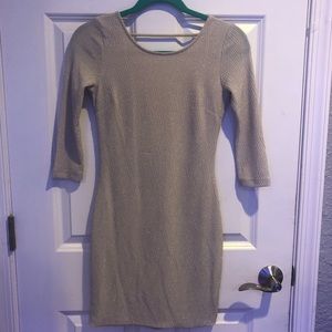 Gold sparkly dress